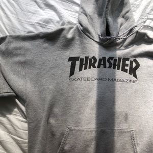 Gray Thrasher Hoodie
